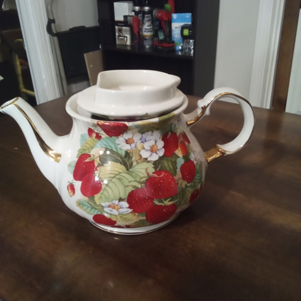 z VTG Windsor by Sadler Teapot With Gold Trim - Picture 2 of 8